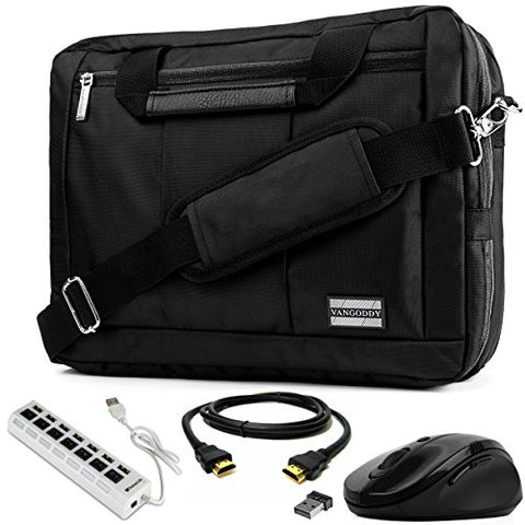 EL Prado 3-in-1 Hybrid Black Trim Carrier for HP Elite Series/ProBook / Spectre/ChromeBook /