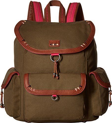 The Sak Olive and Tan Backpack The Sak Tibourn Olive & Brown Convetible Backpack NWOT | eBay main image 4