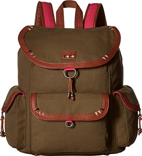 The Sak Women's Pacifica Backpack Olive Patch 1 One Size