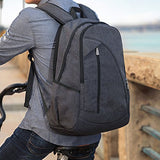 Ibagbar Water Resistant Laptop Backpack With Usb Charging Port Fits Up To 15.6-Inch Laptop And