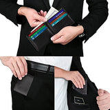 Defway Travel Wallet RFID Blocking Hidden Money Pouch & Neck Passport Holder