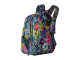 Vera Bradley Iconic Deluxe Campus Backpack, Signature Cotton, Falling Flowers