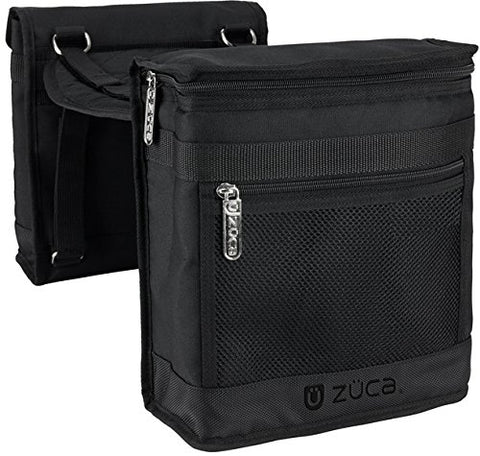 Zuca Beauty Caddy Pouches W/ Seat Cushion (Black)