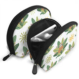 Makeup Bag Sloth In Jungle Handy Shell Cosmetic Bags Holder For Women