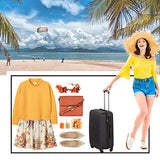 Luggage Sets 3 Piece Suitcase Spinner Travel Carry Eco-friendly with Password Lock Lightweight Durable,Black