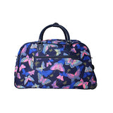 World Traveler Women'S Blue Moon 21-Inch Bag Rolling Duffel, Gold Butterfly, One Size