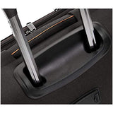 AmazonBasics Belltown Softside Rolling Spinner Suitcase Luggage - 21-Inch, Heather Black