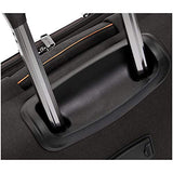 Amazonbasics Belltown Softside Luggage Spinner Suitcase Spinner - 21-Inch, Heather Black