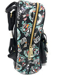 Nightmare Before Christmas 10" Faux Leather All Over Print Backpack - 16018