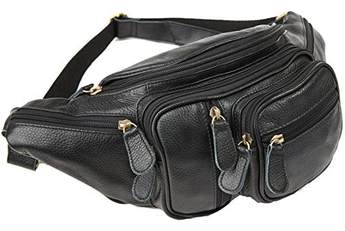Leather Fanny Pack Waist Bag for Men & Women