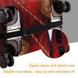 ZHUOBAIL Ka-pp_a A_lp-ha Ps-i 1911 KAP Fraternity Nupes Travel Suitcase Protector Elastic Trunk Protective Case Washable Luggage Cover with Concealed Zipper Suitable 29-32 inch