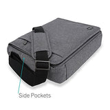 Casecrown Campus Messenger Bag (Charcoal Gray) For Microsoft Surface Pro & Rt