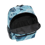 GIOVANIOR Marine Shark Whale Octopus Dolphin Jellyfish Travel School Backpack for Boys Girls Kids