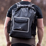 The Friendly Swede Waterproof Backpack Dry Bag 33L with Laptop Pocket, Roll Top Seal, Ergonomic