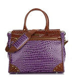 Samantha Brown Weekender Set 25" Wheeled Upright + Crossbody Bag, Plus Extras~Purple