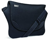 BUILT Bowery Neoprene 11- to 13-Inch Laptop Messenger Bag, Black