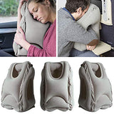 Betus Dreamer Comfort Inflatable Travel Pillow for Airplane - Ergonomic Design & Comfortable Neck Head Rest Pillow for Long Sleeping on Airplane Flight, Train Trip or Office Napping