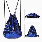 Hakazhi Inc New Sequin Backpacks Glittering Shoulder Bling Bags Reversible Glitter Drawstring