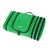 Bagail Men & Women Waterproof Flat Toiletry Kit, Portable and Spacious Travel Cosmetic Organizer Bag for Travel Accessories,Personal Items, Makeup and Shaving Green