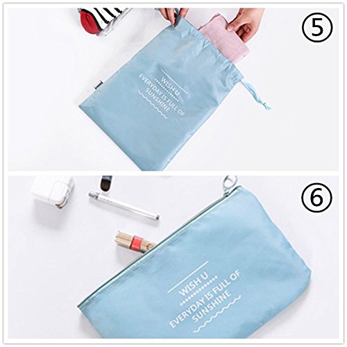 Oee 7 Pcs Luggage Packing Organizers Packing Cubes Set For Travel