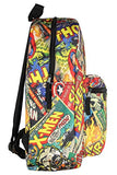 Marvel Comics All Over Comic Book Vintage Print School Backpack