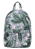 Oletha Mini Daypack Small Backpack Purse | Fits A4 Size Paper | 13"X9"X4" | Polka Leaves