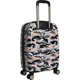 Aimee Kestenberg Women's Sergeant 20" Camo Printed Hardside Expandable 8-Wheel Spinner Carry-on