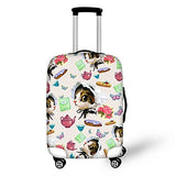 Suitcase Cover Personalised Cute Animal Printed For Travel Rolling Luggage