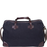 Scully Cambria Berkeley Travel Duffel Bag (Brown Leather & Midnight Navy