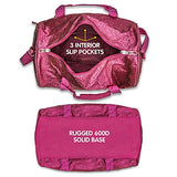 Bixbee Girls' Duffle, Ruby Raspberry