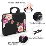 HAOCOO 13 13.3 inch Laptop Shoulder Bag Water-Resistant Neoprene Computer Case Sleeve with Handle