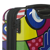 Mia Toro Hardside 24 Inch Spinner Luggage, Hamasa