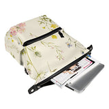Colourlife Elegant Floral Pattern Stylish Casual Shoulder Backpacks Laptop School Bags Travel