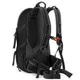Gonex 35L Hiking Backpack Mountaineering Bag, Rain Cover Included Black