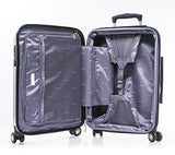 Calvin Klein Excalibur 25" Expandable Hardside Spinner, Silver