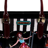 Nicole Lee Stylish Printed Women's Briefcase Spacious Satchel Bag Shoulder Bag, house Party