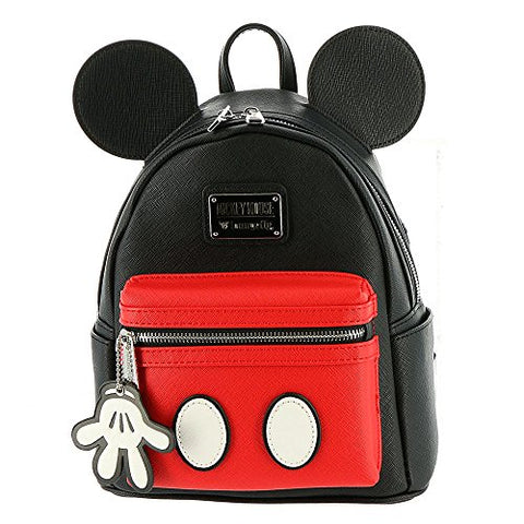 Loungefly Mickey Mouse Faux Leather Mini Backpack Standard