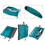 Travel Wallet Passport Holder Traveling Pouch - Store Cash Passport Credit Cards (8.7" x 7.3" x