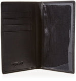 AmazonBasics Leather RFID Blocking Passport Wallet, Black