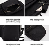 Hawlander Nylon Backpack For Women Bookbag For School,Medium Size,Lightweight