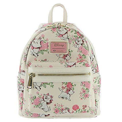 Loungefly x Disney The Aristocats Marie Floral Allover-Print Mini Backpack