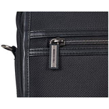 Kenneth Cole Reaction Tech-IT Flapover Pull-Thru Handle Anti-Theft RFID 15.6" Laptop & Tablet Business Portfolio With USB Charging Port, Black