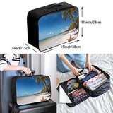 Travel Bags Beach Starfish Coconut Tree Portable Handbag Trolley Handle Luggage Bag