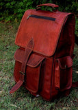 Leather backpack Vintage Bag Leather Handmade Vintage Style Backpack/College Bag