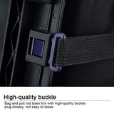 TiTa-Dong Rolling Backpack Luggage 18 Inch Wheeled Backpack Travel Laptop Laptop Six Wheels Unisex Trolley School Bags Jansport for Boys Girls Kids Teenagers Students,Black