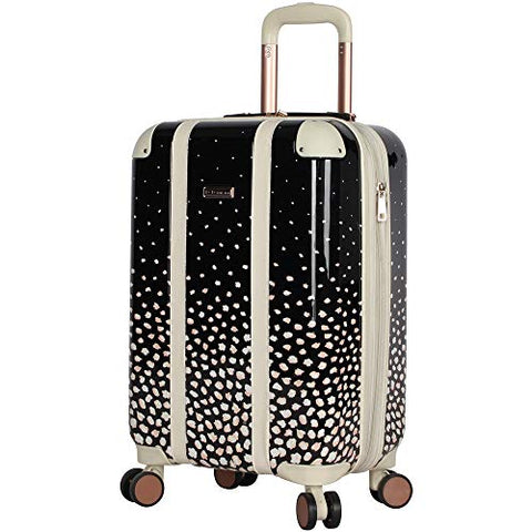 BCBGeneration BCBG Luggage Hardside Carry On 20" Suitcase with Spinner Wheels (20in, Flowing Bloom)