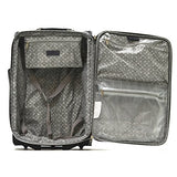 Olympia Luggage  Hamburg 3-Piece Luggage Set,Black,One Size