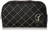 Kate Aspen Cosmetic Couture Quilted Monogrammed Make-Up Bag, Letter G