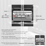Andiamo Elegante Aluminum Frame 28" Large Zipperless Luggage With Spinner Wheels (28In, Black