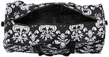 World Traveler 22" Duffle Bag, Black White Damask II